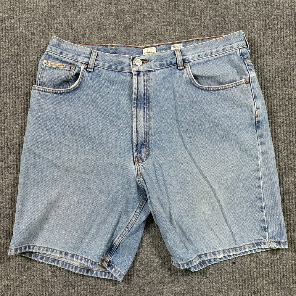 Calvin Klein Jeans Mens Shorts Size 38 Blue Denim‎ 100% Cotton Vintage 90s